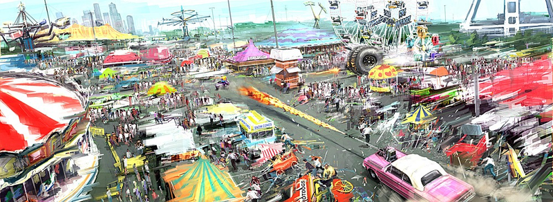 Illustration for article titled The Sweet Art of the New Twisted Metal Game